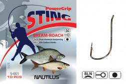 Крючок Nautilus Sting Bream Roach S-001BLN №12 10шт