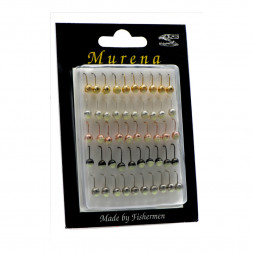 Мормышка особая шар с отв. диам. 6/1 с фосф. пяткой набор уп.50шт