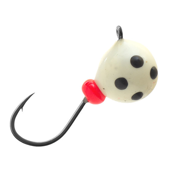 Мормышка вольфрамовая Lumicom Дробинка с ушком обмазка-точки блистер 1шт 3,5, Pt