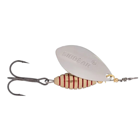 Блесна SIBBEAR вращающаяся Meteoro №2 L  55 мм, W  9.5 гр, C  Silver