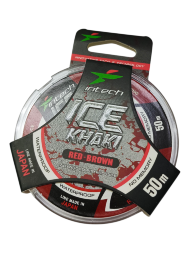 Леска Intech Ice Khaki кр.-коричн. 0.204 50м