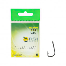 Крючок FISH SEASON Sode-ring №7 BN 10шт 10006-07F