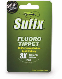 Леска флюорокарбон Sufix Fluoro Tippet Clear 25м 0.158мм 1.8 кг