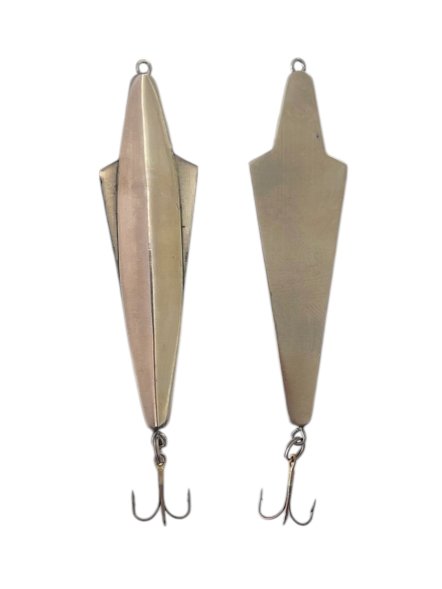 Блесна зимняя Бор Плюс двусторонняя 5 с подвес. тр. никель