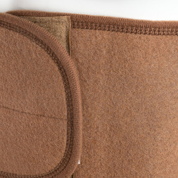 Пояс валяный Eurowool р - 46, 100% верблюжей шерсти на липучке