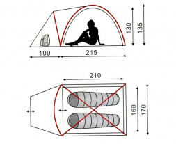 Палатка Premier TORINO-2