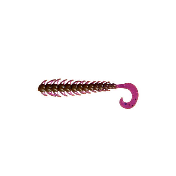 Мягкая приманка Brown Perch Bungsy Фиолетовый LOH коричневая шуба UV 50мм 0,5гр цвет 014 14 шт