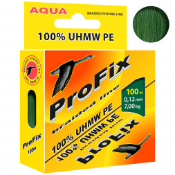 Леска плетеная ProFix Dark green 0.12 100м