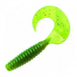 Твистер YAMAN PRO Spiral, р.2.5 inch, цвет #10 - Green pepper уп.10 шт