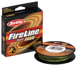 Леска плетеная BERKLEY FireLine Braid Tracer 0.16 110м 1312416