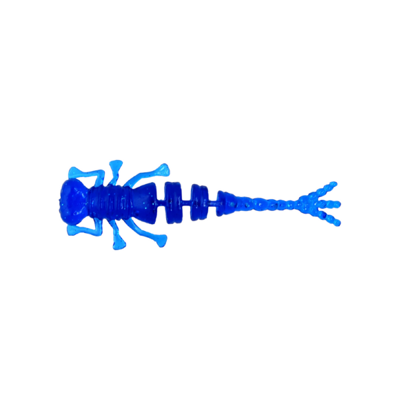 Мягкая приманка Brown Perch Kurva Синий сапфир UV 35мм 0,25гр цвет 004 22 шт