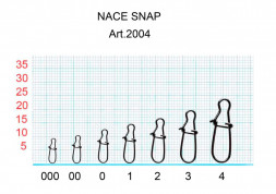 Застежка Fish Season Nice №0 12кг 8шт 2004-0F